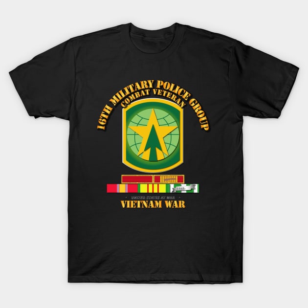 16th MP Group - SSI - VN War  w SVC PUC Ribbons T-Shirt by twix123844